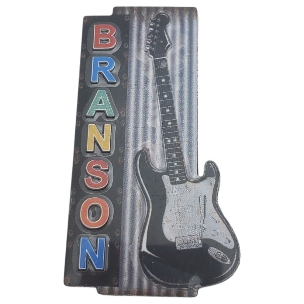 Branson Missouri Souvenir Magnet Fridge Travel Gift Decor Country Music Guitar‎